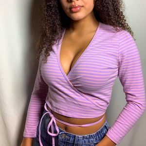 American Apparel Tie-Front long-sleeve💟💓